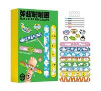 Genérico Kids Slap Bracelets, Animal Cartoon Wristbands, Colorful Fun Party Favors, Birthday Prizes, Slap On Accessories For Boys Girls Family And Friends, Safe Flexible Playtime Use