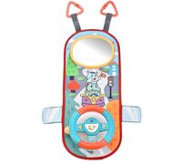 Genérico Kids Steering Wheel, Driving Wheel, 360° Rotation Interactive Sounds Vibrant Lights Portable Design Durable Material, Traffic Sound for Children 22.24x12.8x3.54inches