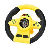 Genérico Kids Steering Wheel Simulator, Car Driving Steering Wheel Toy, Interactive Driving Simulation Wheels with Sound and Lights, Educational Pretend Play Drivings Toy For and Kids