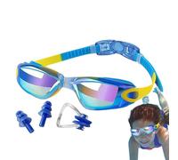 Genérico Kids Swim Goggles - Anti-Fog Waterproof Swimming Glasses | UV Protection Clear Vision For Ages 3-15 | Ideal For Girls, Boys, Pool, Beach, Swim Lessons And Water Sports