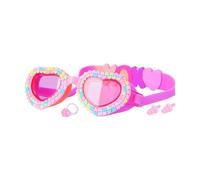Genérico Kids Swimming Goggles, Cute Cartoon Dive Glasses for Boys and Girls, Anti Fog Swim Vision Shield with Nose Clip & Ear Plugs, Interactive Uv Eye Protection to Pool Beach Fun 5.51 Inches