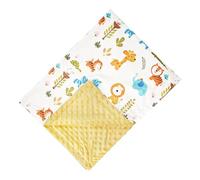 Genérico Kids Throw Blanket, Nursery Cover, Breathable Quilted Warmth Comforter, Soft Lightweight Bedding, Children Blanket with Airflow Fabric, Sleep Accessory for Crib, Stroller, Bedroom