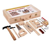 Genérico Kids Tool Set - Wood Metal | Multifunctional Woodworking Box For Boys Pretend Play | Educational Kids Tool Set For Children, Girls, Boys Family and School