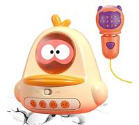 Generico Kids Toy Microphone, Chick Shaped, Cartoon Music Microphone, Handheld Karaoke Toy,Singing Toy Microphone, Portable, Microphone Toy for Girls and Boys,Microphone Toy for Kids Parties,