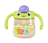 Genérico Kids Water Bottle - Child Drink Container, Student Beverage Cup, Cute Printed Sipper with Handle Grip | Reusable pp Hydration Flask, Lightweight Leakproof Drinking Bottle for School Travel