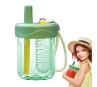 Genérico Kids Water Bottle With Straw - 500 ml botella deportiva reutilizable, Leak-Proof Travel | School, Outdoor, Gym, Boys And Girls, Picnic, Camping, Backpack, Hydration, Activity