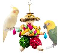 Genérico Kielezeuge para jaulas de Aves: Accesorios dentales y de Juegos para Loros: Juguetes Coloridos y duraderos para estimular el Instinto de masticación Natural de tu Ave