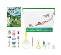 Genérico Kinder Natur Set - Lupe Lernspielzeug Outdoor Insekten Beobachtung | Natur Fliegenfänger Ausrüstung | Für Mädchen Garten Hinterhof Camping Wandern Schule Klassenzimmer
