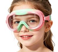 Genérico Kinder Schwimmbrille,Anti-Beschlag Weitwinkel Poolbrille Mit Ohrstöpseln, Schwimmbrille Mit Verstellbarem Band | Für Kinder Von 3-14 Jahren See Wasserpark Fluss Urlaub Sommer Outdoor