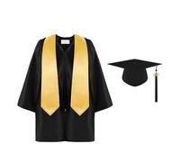 Genérico Kindergarten Graduation Caps and Gown Set, Unisex Graduate Costume for Boys & Girls, Perfect for School Ceremony, Class Photos, Party, Celebration & Banquet