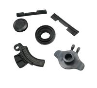 Genérico Kit antigoteo Black Anti Drip Kit Stopper Seal Wiper (6X Pieces) Compatible with Kenwood Slow Scroll Juicer