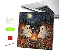 Genérico Kit Artistico Di Perle Con Penna Spettrale Fantasma Di Halloween