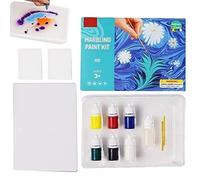 Generico Kit artístico para pintura marmolada DIY - Kit de bricolaje set artístico marmoleado 'agua,regalos creativos ideas de arte y manualidades para niñas niños Tween 6 7 8 9 +