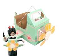 Genérico Kit Avión Cartón | Juguete de Avión de Cartón,Juego Educativo para Role-Playing E Interacción Entre Padres E Hijos En Escuelas para Niños Y Niñas