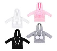 Generico Kit completo de 6 piezas para elfo de Navidad - Ropa, Bufandas y Patinete para Muñeca - Juego de Navidad para Mi Elfo - Juguete educativo y decoración para niños