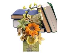 Generico Kit creativo de flores en cepillos - Ramo de manualidades con chenillas para decoración San, juego para crear flores hechas a mano - para casa, salón, estudio, día de la madre, San