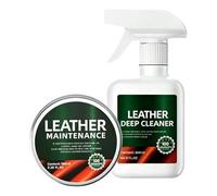 Genérico Kit Cuidado Cuero - Con Esponja Y Paño, Nutrición Profunda,Kit Para El Cuidado De Botas En Cuero - Sofás, Asientos Automóvil, Bolsos, Botas, Ropa, Hogar, Oficina Y Taller