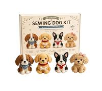 Genérico Kit Da Cucito Per Animali Per Principianti | Simpatico Animale In Feltro | Forniture Artigianali Fai-da-te | Per Adolescenti Adulti Madre Fai Da Te Decorazioni Da Scrivania Casa Le