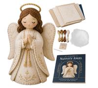 Genérico Kit de Acolchado a Mano para Principiantes | Set manualidades cristianas | Kit de Acolchado | Para el hogar, cumpleaños, actividades familiares, escuela, talleres, viajes