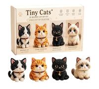 Genérico Kit De Animales Con Cuentas,3D, Instrucciones Y Adorable - Kit DIY De Animales Con Cuentas - Para Familia, Principiantes, Estantería, Mesita De Noche, Vitrina