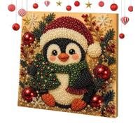 Generico Kit de arte de perlas navideñas Santa y muñeco de nieve