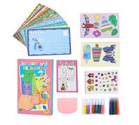 Genérico Kit De Arte Para Estrujar Arcoíris - Proyectos de Arte y Manualidades - Kit De Manualidades De Pintura - para Niños y Niñas Desarrollo Aula Escuela Cumpleaños Vacaciones