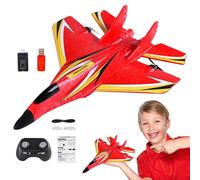 Genérico Kit de avión RC Luces LED Coloridas Avión Control Remoto Juguete Educativo D Cono Al aire libre, Cono Volante RC Impermeable 2.4GHz para Adultos Principiantes, Modelo D evion Control remoto