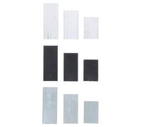 Genérico Kit de Bloques de Aluminio, Hierro y Plástico para Experimentos de Física, Medición Precisa de Densidad 9 Piezas y Aprendizaje Mejorado en Institutos de Investigación