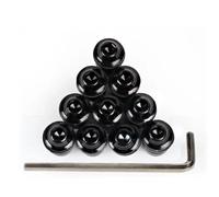 Genérico Kit de carrocería Pernos Parabrisas Motocicleta para S1000RR para S1000R HP4 para S1000XR para R1200GS para Adventure R1300GS(Negro)