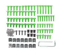 Genérico Kit de carrocería Tornillo Carenado Motocicleta para S1000R S1000XR S1000RR HP4 HP2 R1200GS para ADV R1250GS F750GS F850GS(Green)