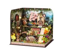 Generico Kit de casa en Miniatura | Casa de Hecha a Mano, Kit Creativo para Construir Esquinas de Lectura, decoración de Escritorio para librerías, dormitorios, bibliotecas, espectáculos de