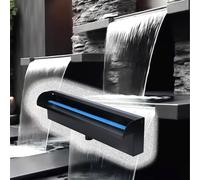 Genérico Kit de Cascada con tubería corrugada para Exteriores, Cascada compacta para Jardines, fácil instalación, Fuente de Agua en Cascada, Kit de Cascada Ligero y Personalizable para Patios, Mini e