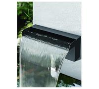 Genérico Kit de Cascada con tubería corrugada para Exteriores, Elegante Kit de Fuente de Cascada para estanques y Piscinas de jardín Que realza el Paisaje con un Impresionante Flujo de Agua
