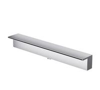 Genérico Kit de Cascada con Tubo Corrugado para Exteriores, Conjunto de Cascada de Acero Inoxidable - Fuente para estanques, Piscinas y Jardines - Elemento acuático de Pared para un paisajismo elegan
