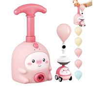 Genérico Kit De Coche De Globo,Corredor Educativo Experimento Científico | Juguete De Coche De Globo Impulsado por Aire Animal | para Niños y Niñas Jardín de Infancia Cumpleaños Patio Escuela