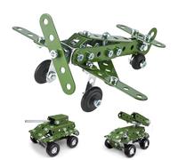 Genérico Kit De Construcción Metálico,Juguete De Montaje De Modelos - Modelo Avión para Construir,para Fiestas En Casa, Niños Y Niñas, Preescolar, Educación En El Hogar, Noches Familiares,