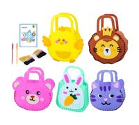 Genérico Kit de Costura para Bolso | Suministros Educativos para Manualidades,Crea Tu Propio Bolso de Tela | para Principiantes Regalo Cumpleaños Proyecto Escolar y Actividad de Verano