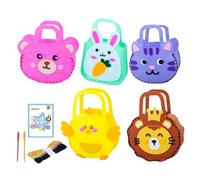 Genérico Kit de Costura para Niñas - Juego Educativo Manualidades DIY - Crea Tu Propio Bolso de Tela,para Principiantes Niñas Amantes de Manualidades y DIY Actividad de Cumpleaños Aula y Proyecto