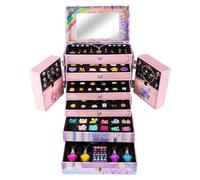 Generico Kit de creación de joyas - Actividad creativa interactiva para aprender | Kit de juego pulseras joya para niños, para casa, escuela, picnic, juego, cumpleaños, vacaciones, fiestas