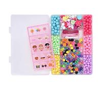 Genérico Kit De Cuentas Para Hacer Pulseras - Juego De Cuentas Para Pulseras,Materiales Manualidades Y Arte,Para Niñas Niños Hijas E Hijos