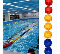Genérico Kit de Cuerda divisoria de Seguridad para Piscina con boya - Divisor Flotante de Piscina de 12,5 cm de Ancho para Zona de Pista, Cuerda de Nailon Resistente, 1 m/3,28 pies de Largo, accesori