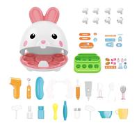 Genérico Kit de Dentista para, Lindo Jugador pretende Conejo Conjunto de Dientes - Juego de Dentista para Creativos Set para