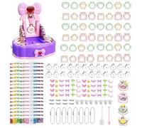 Genérico Kit De Diabluras Para Bolsas - Juego para Hacer Colgantes - Manualidades para Niñas y Niños de 4+ Años en Casa con de Colores