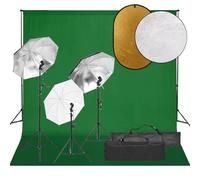 Genérico Kit de Estudio fotográfico con Set de Luces, Fondo y Reflector,Cámaras y Objetivos,Fotografía,Iluminación y Estudio,Flashes e iluminaciones de estudio-3094718