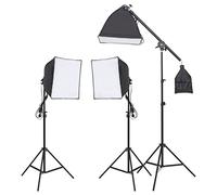 Genérico Kit de Estudio fotográfico con Set de Luces y Fondo,Cámaras y Objetivos,Fotografía,Iluminación y Estudio,Flashes e iluminaciones de estudio-3094698