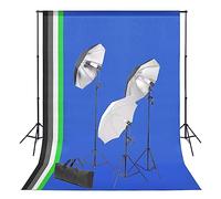 Genérico Kit de Estudio fotográfico con telón de Fondo y Set de Luces,Cámaras y Objetivos,Fotografía,Iluminación y Estudio,Flashes e iluminaciones de Estudio,Marrón,10.81 KG,3051361