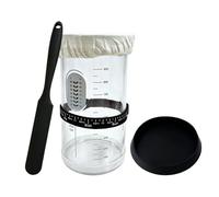 Generico Kit de fermentación de masa madre | Recipiente de 1200 ml de sellado hermético reutilizable y de gran capacidad, bote para fermentación del pan - Panificación de yogurt casa y despensa
