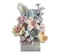 Generico Kit de flores de chenille | Ramo decorativo con tallos de chenille, juego para crear flores hechas a mano, para casa, salón, estudio, día de la madre, San