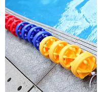 Genérico Kit de Flotador de Cuerda de Seguridad para Piscina Bright - Líneas divisorias de 1 a 10 m con flotadores y cordón de Nailon Duradero para una separación Segura en Aguas Profundas y Poco Pro