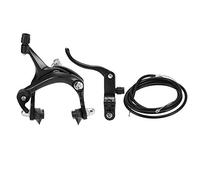 Genérico Kit de Frenos para Bicicleta Fixie Tiro Lateral Juego Carretera o Cruiser Delantero Trasero con Caliper Maneta Freno y Cable
